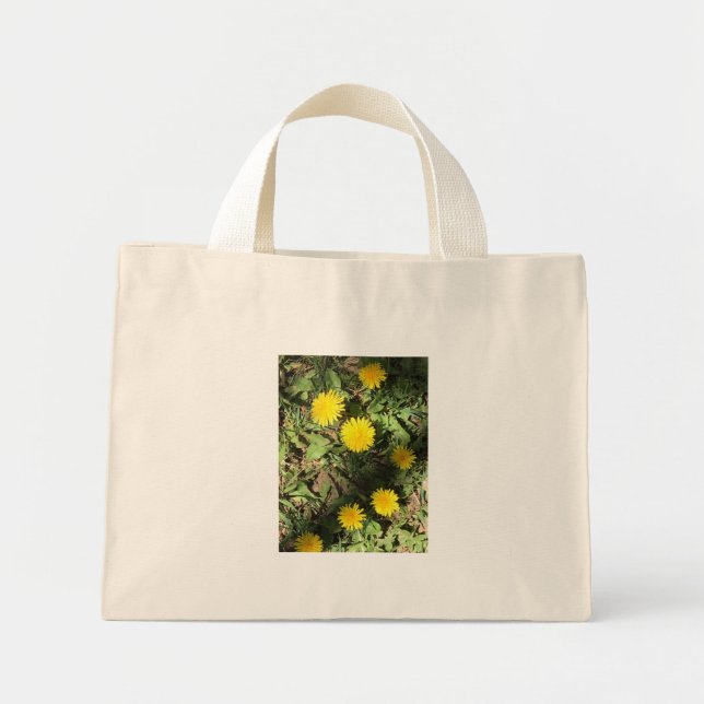 Bolsa Tote Mini Saco Dandelions (Frente)