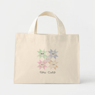 Bolsa Tote Mini Saco de compras Costure Fofa