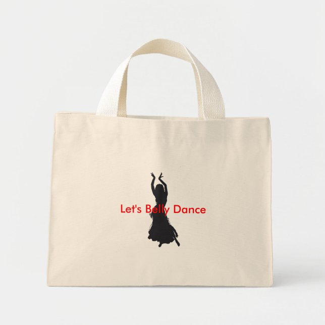 Bolsa Tote Mini Saco de dança de barriga de vamos (Frente)