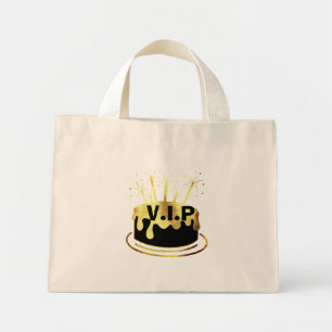 Bolsa Tote Mini Saco de Favor de Presente de Aniversário VIP Moder