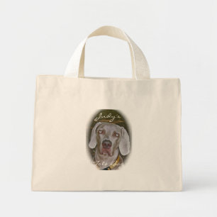 Bolsa Tote Mini Saco de ferramentas de retrato do Weimaraner para 