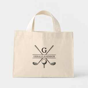 Bolsa Tote Mini Saco de mão com modelo de monograma de design de g