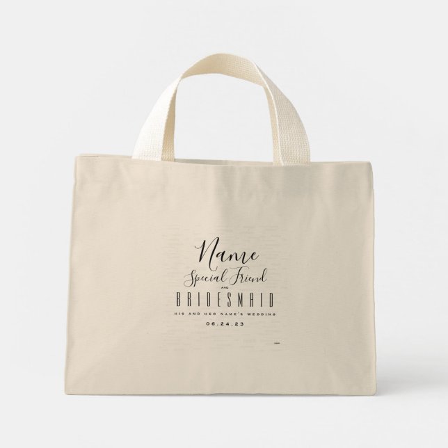 Bolsa Tote Mini Saco de mão para madrinha - HAMbyWG (Verso)