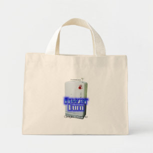 Bolsa Tote Mini Saco de Queima do Freezer