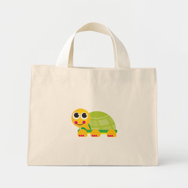 Bolsa Tote Mini Saco de Tartaruga - (Frente)