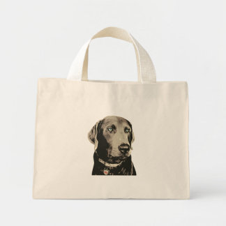 Bolsa Tote Mini Saco de Tota de Algodão do Labrador 100%