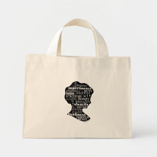 Bolsa Tote Mini Saco de Tote da Jane Austen Girl