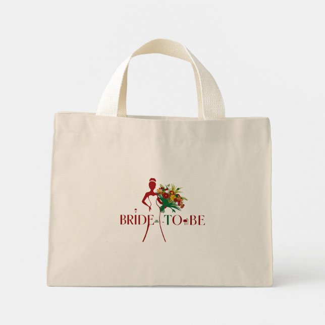Bolsa Tote Mini Saco de Tote da Noiva a Ser (Verso)