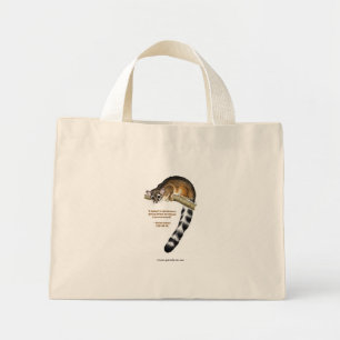 Bolsa Tote Mini Saco de Tote de Gato de Anel