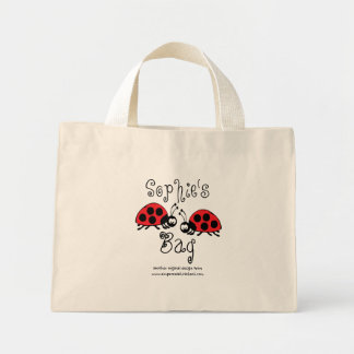 Bolsa Tote Mini Saco de Tote de Ladybug para Crianças