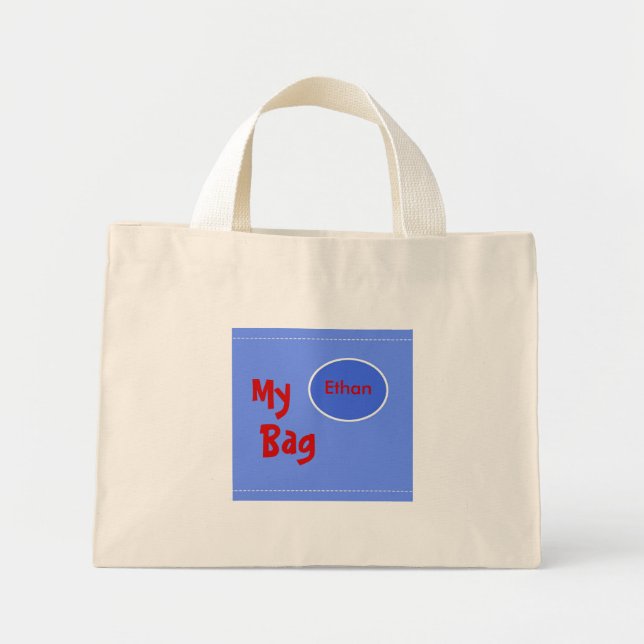 Bolsa Tote Mini Saco de Tote do Menino (Frente)