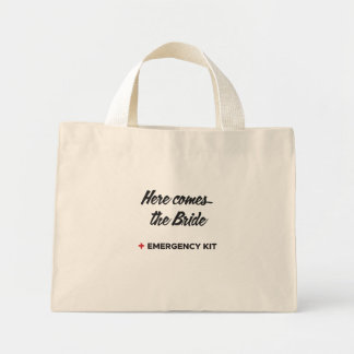 Bolsa Tote Mini Saco do Kit de Emergência da Noiva, Saco de Presen