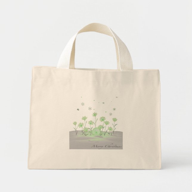 Bolsa Tote Mini Saco Pequeno Nature Harmony – JoyCrys Studio (Frente)