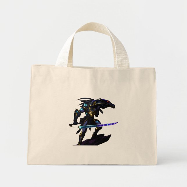 Bolsa Tote Mini Saco tote Guerreiro (Frente)