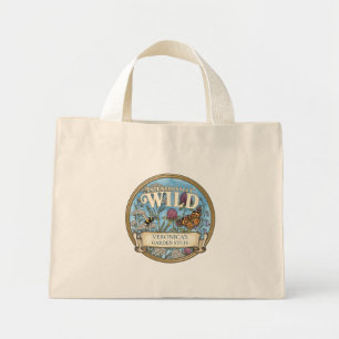 Bolsa Tote Mini Saco Tote Personalizado Jardim Selvagem Polinizado