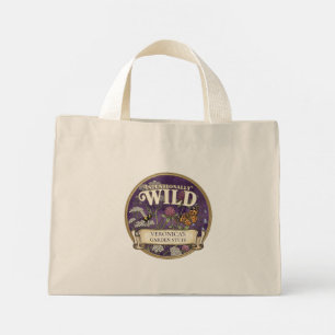 Bolsa Tote Mini Saco Tote Personalizado Jardim Selvagem Polinizado