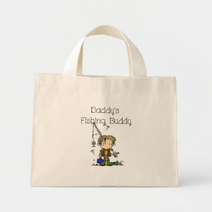 Bolsa Tote Mini Sacola do amigo da pesca do pai