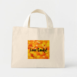 Bolsa Tote Mini Sacos de tote de doces de amor Candy Corn Hallowee