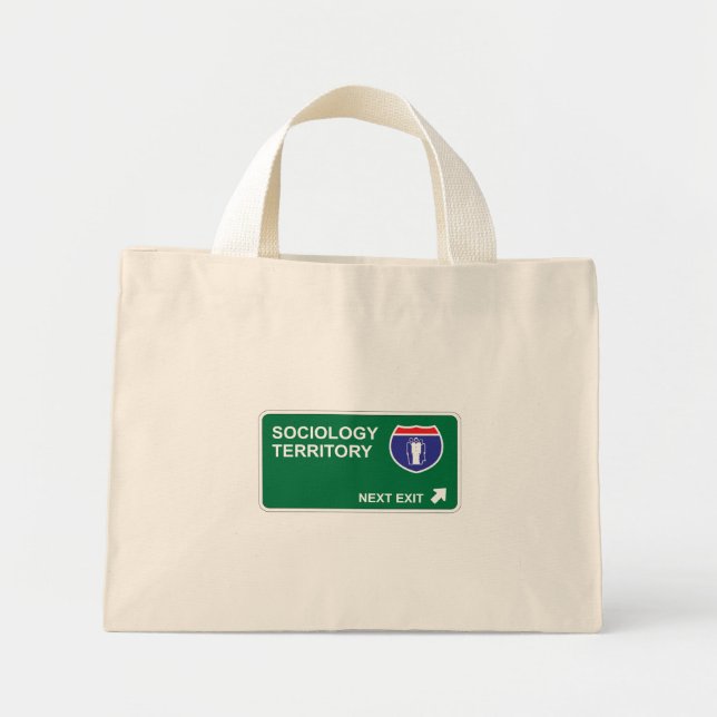 Bolsa Tote Mini Saída Seguinte da Sociologia (Frente)