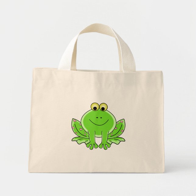 Bolsa Tote Mini Sapo adorável (Frente)