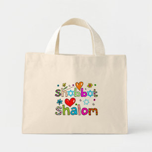 Bolsa Tote Mini Shabbat, Shalom