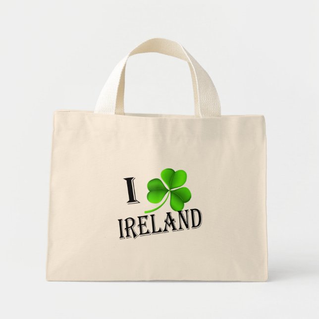 Bolsa Tote Mini Shamrock Ireland bk ttcnt (Frente)