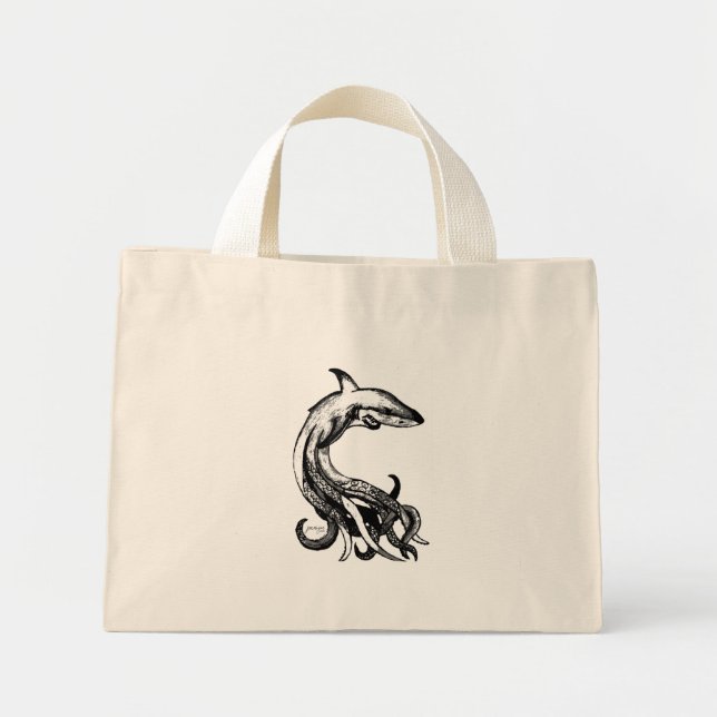 Bolsa Tote Mini Sharktopus (Frente)