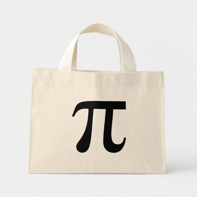 Bolsa Tote Mini Símbolo Giant "Pi" (Frente)