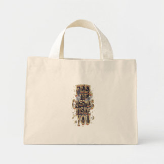 Bolsa Tote Mini Sinta o Cosmos Dentro de Você