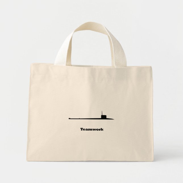 Bolsa Tote Mini SubTrabalho em equipe (Frente)