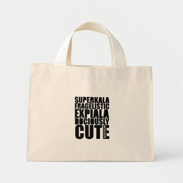 Bolsa Tote Mini SUPERCUTE! Baggiepoo[: (Frente)