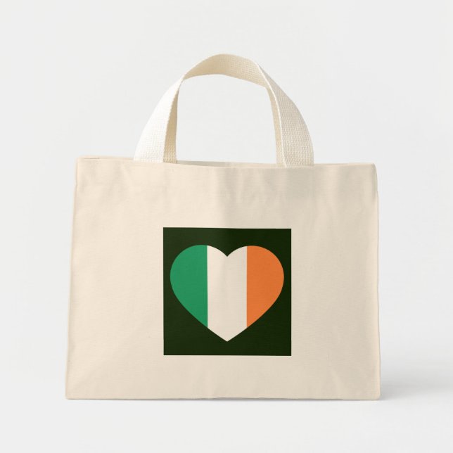Bolsa Tote Mini Tcnt Irish Heartflag (Frente)