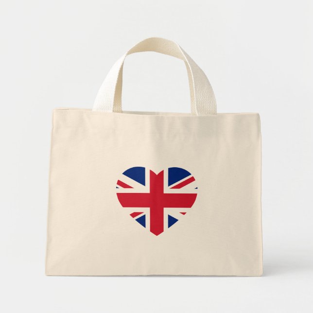 Bolsa Tote Mini Tcnt Union Jack Heartflag (Frente)