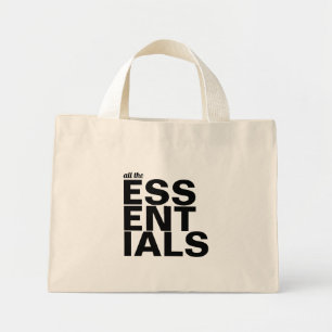 Bolsa Tote Mini Todos os ESSENTIALS Minimalista moderno