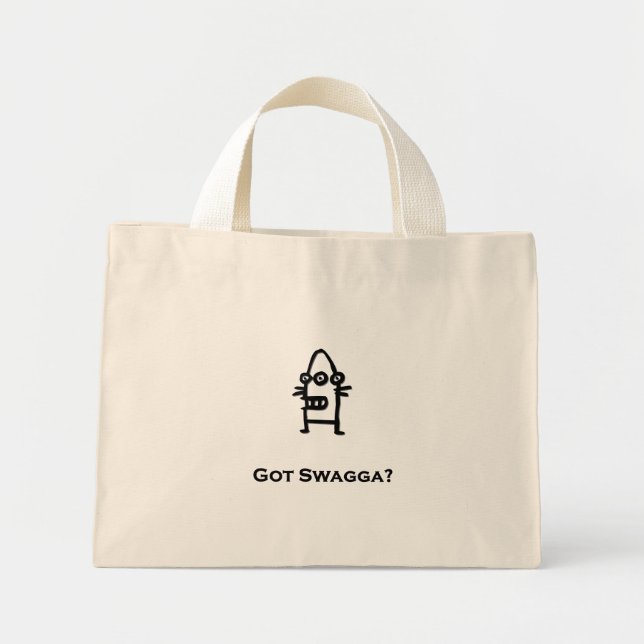 Bolsa Tote Mini Três Olhos Bot Pegaram Swagga (Frente)
