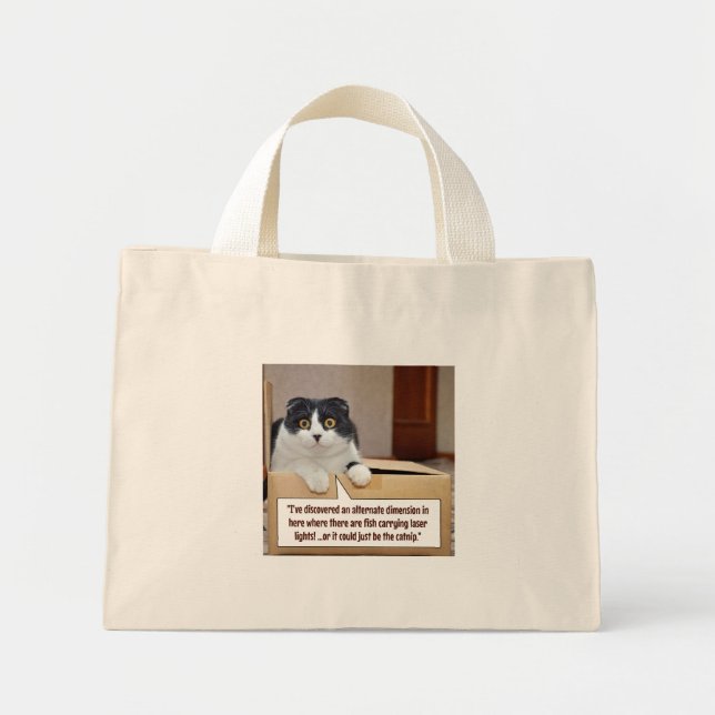 Bolsa Tote Mini Uma dimensão alternativa (Frente)
