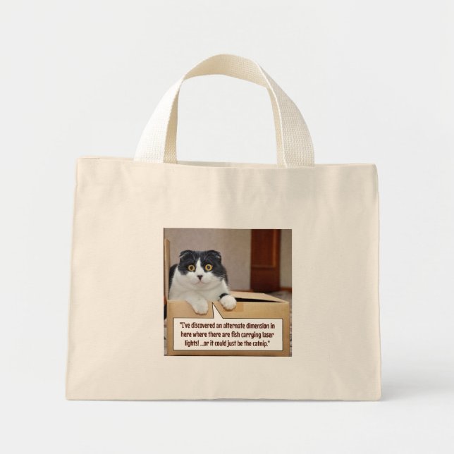 Bolsa Tote Mini Uma dimensão alternativa (Frente)