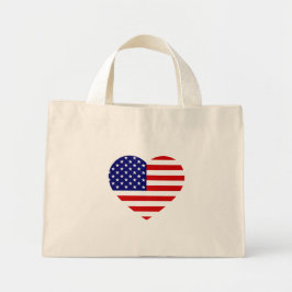 Bolsa Tote Mini United USA Heartflag