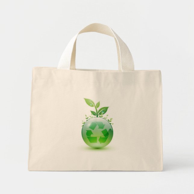 Bolsa Tote Mini Verde (Frente)