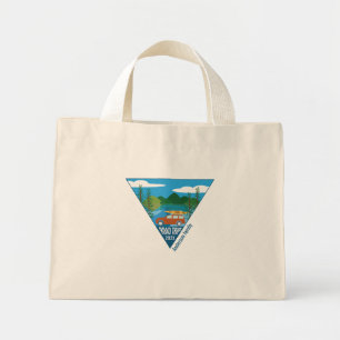 Bolsa Tote Mini Viagem à família personalizada na montanha