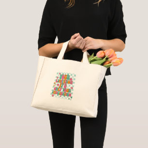 Bolsa Tote Mini Vibes Motivacionais, Inspiracionais e Boas