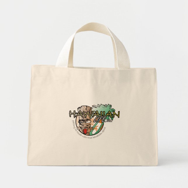 Bolsa Tote Mini Vida havaiana (Frente)