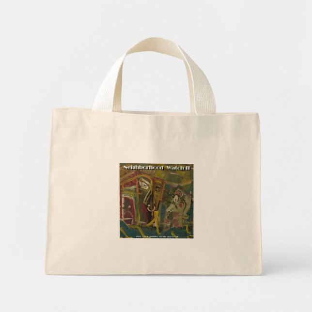 Bolsa Tote Mini vigia de bairro II (Frente)