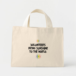 Bolsa Tote Mini Voluntários trazem sol ao mundo
