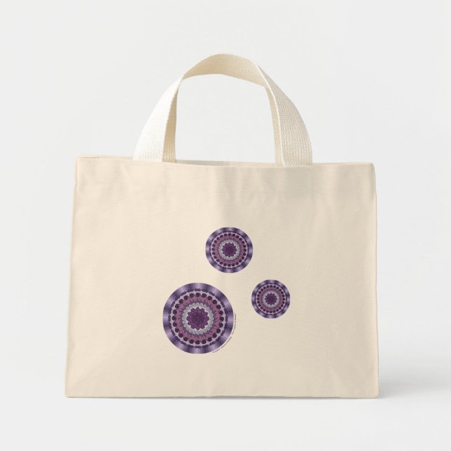 Bolsa Tote Mini Wind Mandala Tote Bag (Frente)