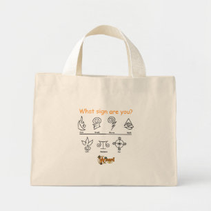 Bolsa Tote Mini Wizard101 Bag - Que Sinal Você É?