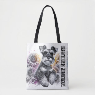 Bolsa Tote Miniatura Schnauzer