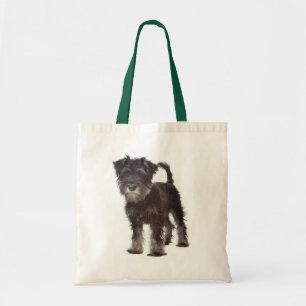 Bolsa Tote Miniatura Schnauzer Canvas de Cachorro Cachorro