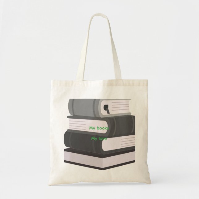 Bolsa Tote Minimal Book Art (Frente)