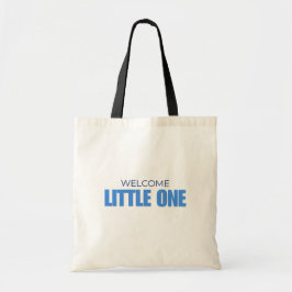 Bolsa Tote Minimal Welcome Little One Baby Boy  Tote Bag